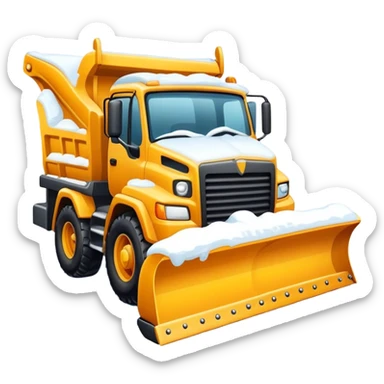 Snowplow sticker