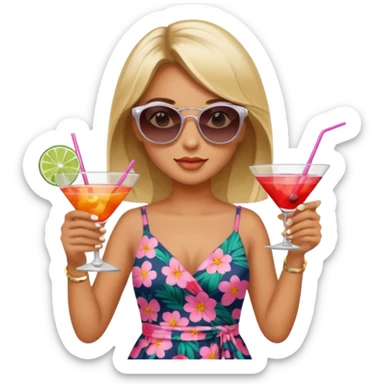 medical tourism with girl sticker