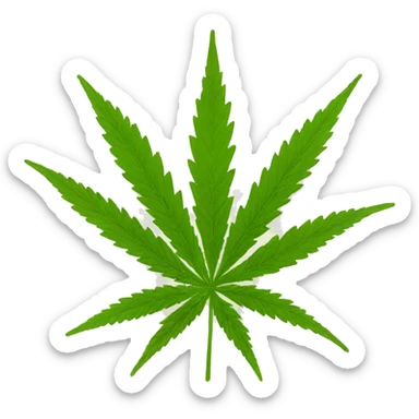 cannabis feliz sticker