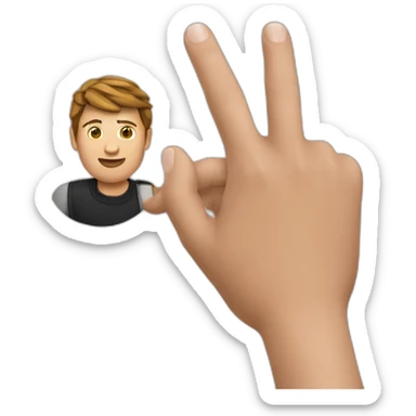 Elon must zeigt mit einem Finger auf mich sticker