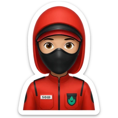 squid game guard sticker