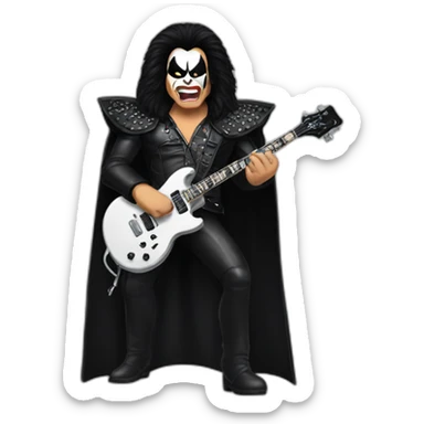 Gene Simmons sticker