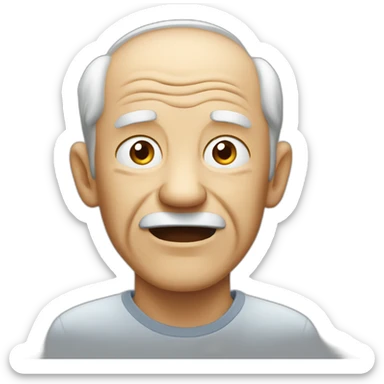 old man yells at chat sticker