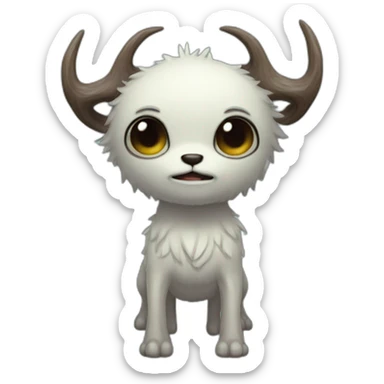 kawaii-wendigo sticker