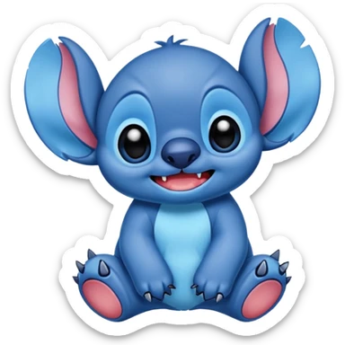 Stitch sticker