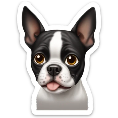 Dog Boston Terrier sticker