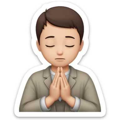 praying sticker