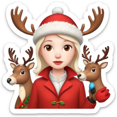 🤍☃️🦌 sticker