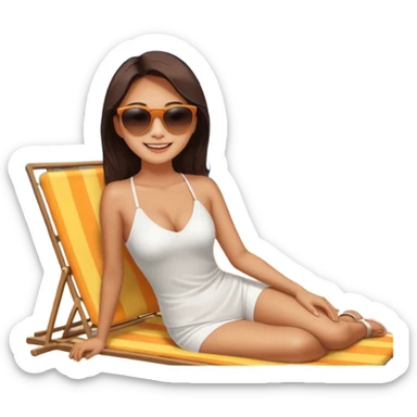 sunbathing in Repulse Bay, a “sentimental” romance between a new Chinese female immigrant and a Hong Kong financial consultant sticker