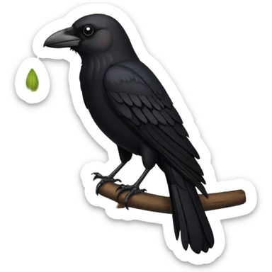 Crow sticker