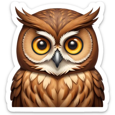 Owl sticker