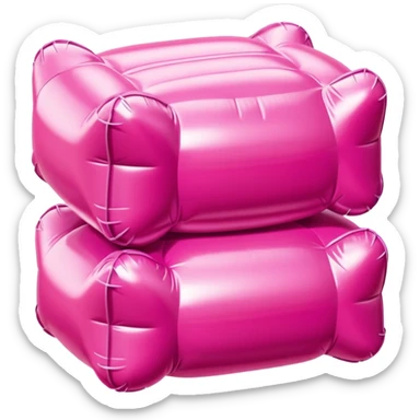  paris SPAM meat jeff koons style inflatable sculpture art painting  sticker