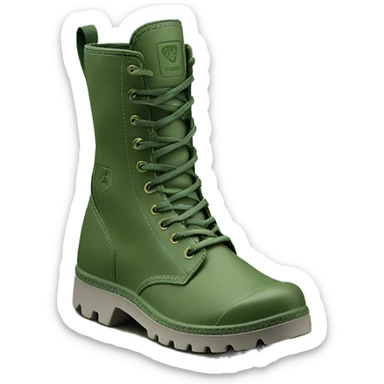 Original Palladium pampa Mens Low Boot Green sticker