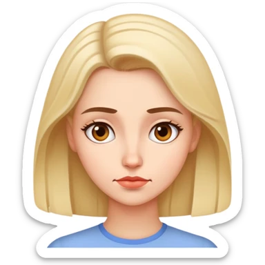 mulher pensativa sticker