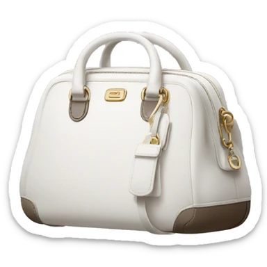 white coach bag sticker