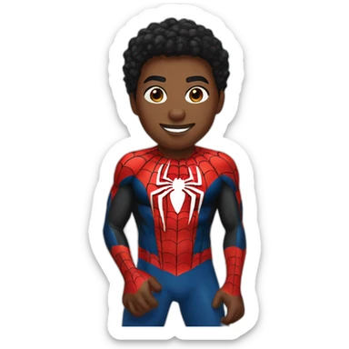 Spiderman wearing a Black Lives Matter t-shirt  sticker