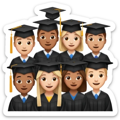 hectic graduation sticker