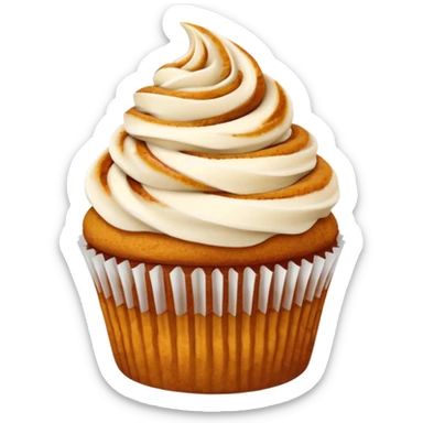 Pumpkin Spice Swirl Cupcakes sticker