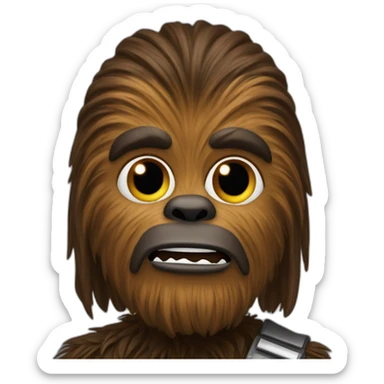 Wookie from Star Wars  sticker