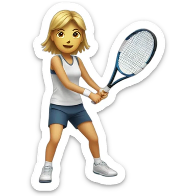 Tennis sticker