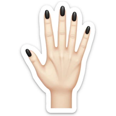 Wednesday hand from TV show (thing) sticker