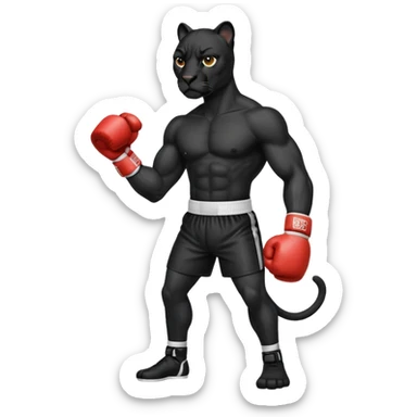 Panther boxer  sticker