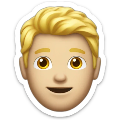 Un homme blond qui vole des bonbons sticker