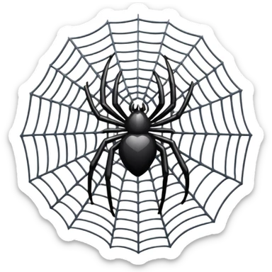 Make the I love u using spider web emoji 

 sticker