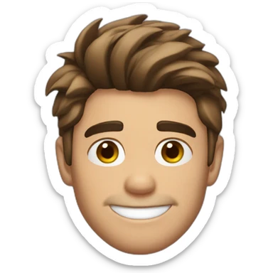 zac efron winking sticker