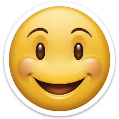 A smiley with half yellow and half brown face smiling. HALF. Hallf of its face is yellow on one side. The other is brown sticker