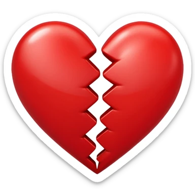 a crossed heart sticker