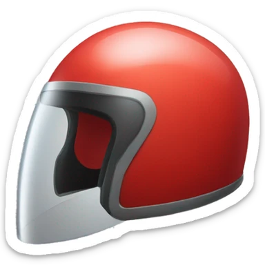 one cartoon red spacial helmet sticker