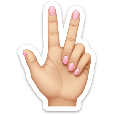 Like the middle finger flipping off emoji but with the pinky finger only (pinky finger flipping off) sticker