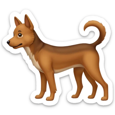 dog humping leg sticker
