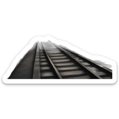 Dark train tunnel sticker