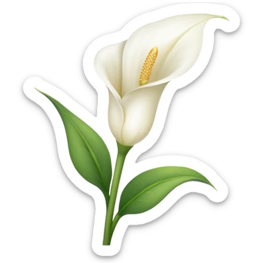 Flor de cala sticker