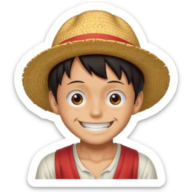 Luffy sticker