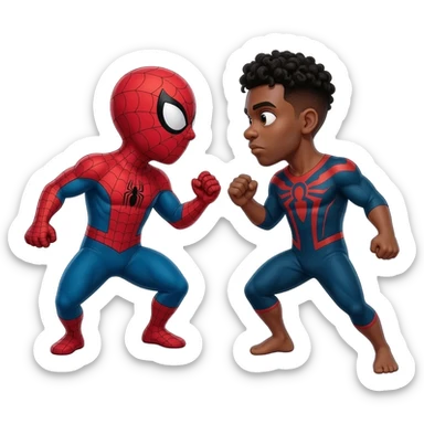 Spider man et miles morales sticker