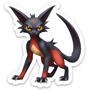 Noivern-Litten-Zorua full body sticker