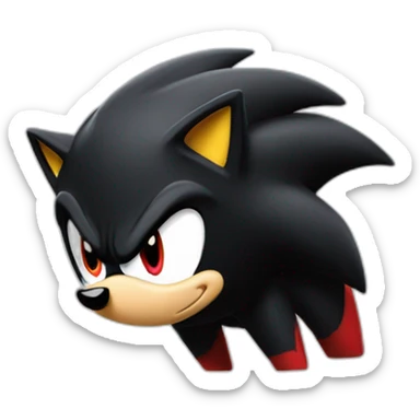 Shadow the hedgehog sticker