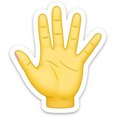 “2D yellow pinky-promise emoji, bold outline, transparent 1024×1024.”
 sticker
