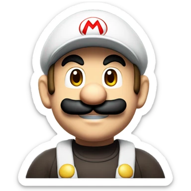 Mario from Super Mario Brothers sticker