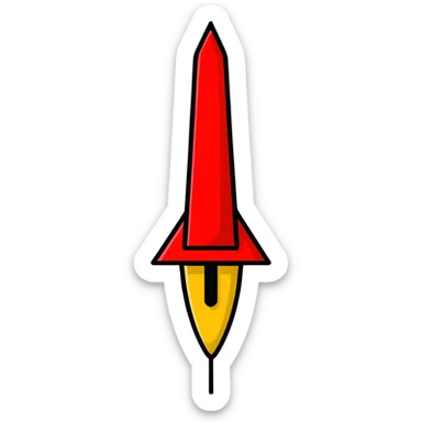 red exclamation point sticker