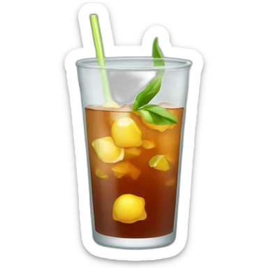 Ice tea science sticker