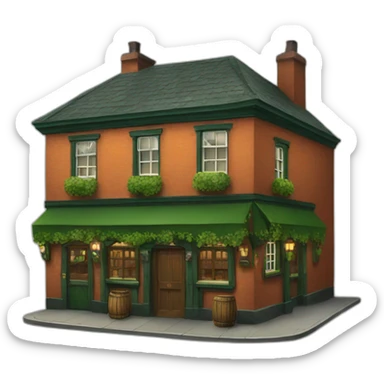 irish pub sticker