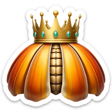 beetle shell crown artifact sticker