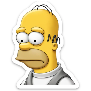 Sad Homer Simpson  sticker