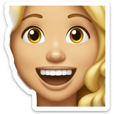 Mariah Carey laughing with tears sticker