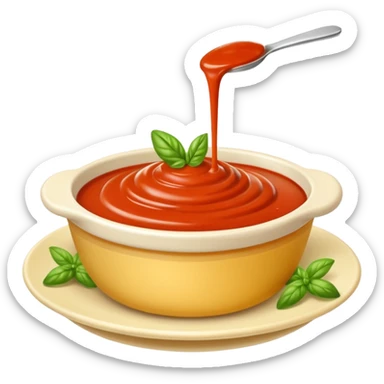 Creamela con più sugo e senza il basilico o qualsiasi cosa verde sopra  sticker