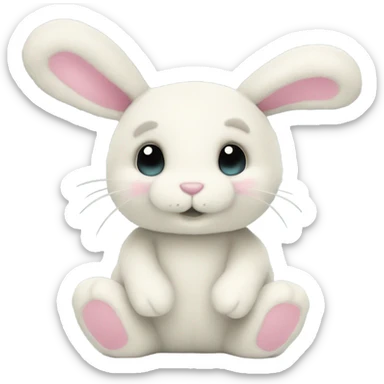 Jellycat smudge bunny sticker